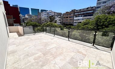 Departamento PH con terraza en renta en Polanco