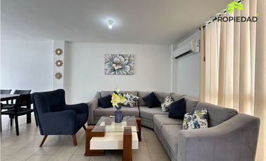 Casa amoblada 3 Dormitorios frente al mar, Punta Blanca, Jaramijó