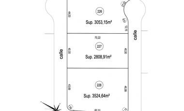 Lote en venta de 9386 m2 en Chacras de San Andrés Villa Ruiz