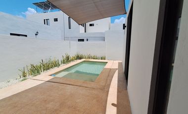 Casa en renta de una planta equipada Dzityá, Mérida Yucatán