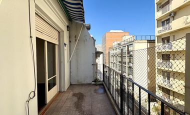 Alquiler Departamento 2 ambientes balcón terraza  Plaza Martín.