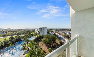 Departamento de lujo en Vidanta Nuevo Vallarta – Seibal, vista al campo de golf