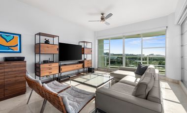 Departamento de lujo en Vidanta Nuevo Vallarta – Seibal, vista al campo de golf