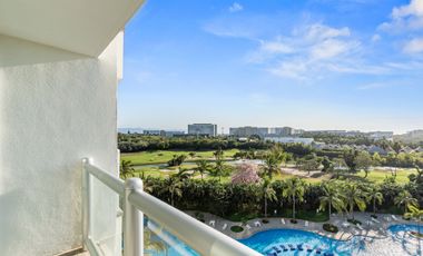 Departamento de lujo en Vidanta Nuevo Vallarta – Seibal, vista al campo de golf