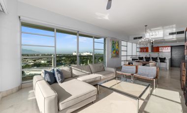 Departamento de lujo en Vidanta Nuevo Vallarta – Seibal, vista al campo de golf