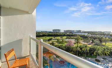 Departamento de lujo en Vidanta Nuevo Vallarta – Seibal, vista al campo de golf