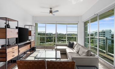Departamento de lujo en Vidanta Nuevo Vallarta – Seibal, vista al campo de golf