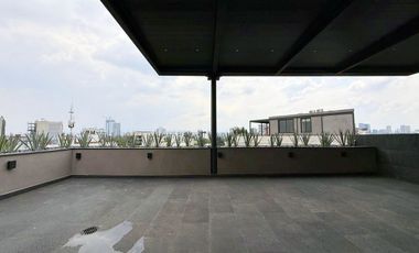 PH en renta Col Condesa con Roof Privado