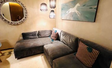 Departamento en venta 1 recamara en planta baja con jardín en Aldea Zama