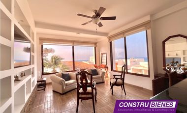 Suite vista al mar, amoblada en Urb. Ciudad del Mar, Manta