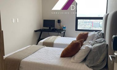 VENTA Departamento ARENA FUNDIDORA, Amueblado y Equipado 110 m2, 3 Recámaras