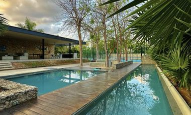 VENTA COMODA CASA DE UNA PLANTA EN PRIVADA ARBOREA CONKAL YUCATAN