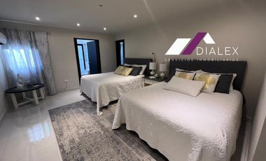 RENTA de Casa AMUEBLADA en Col. Lomas del Valle, San Pedro Garza García