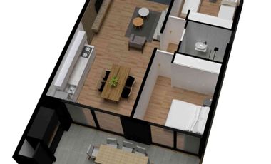 Departamento de Pozo 3 ambientes en Pinamar
