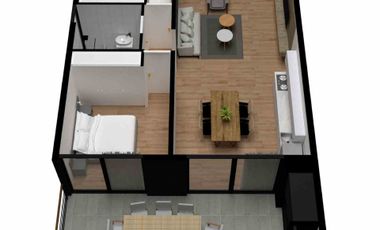 Venta Departamento de Pozo 3 ambientes en Pinamar