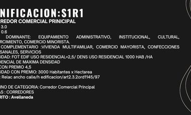 VENTA LORE TERRENO DESARROLLO AVELLANEDA SARANDI