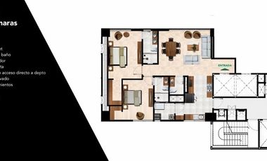 Renta departamento  THE OAKS Bosque Real