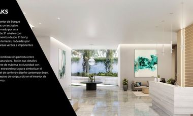 Renta departamento  THE OAKS Bosque Real