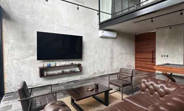 CASA TIPO LOFT EN VENTA, AMUEBLADA  Y EQUIPADA EN KOMCHEN.