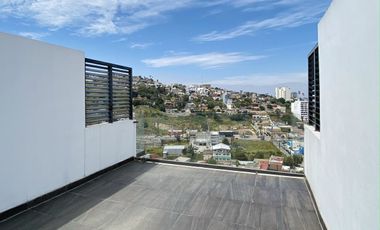 Departamento con terraza en Condominio Torre Espacio Chapultepec