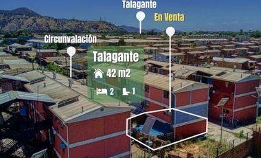 Venta De Departamento En Talagante - Primer Piso Esquina - D