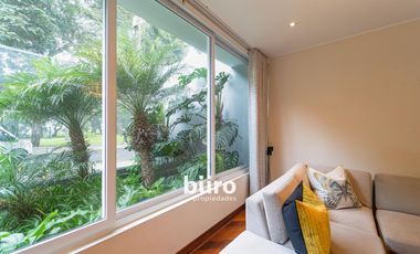 HERMOSA CASA EN ALQUILER CON JARDIN FRENTE AL PARQUE ROSEVELT EN SAN ISIDRO
