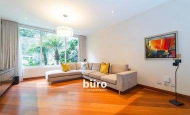 HERMOSA CASA EN ALQUILER CON JARDIN FRENTE AL PARQUE ROSEVELT EN SAN ISIDRO