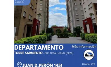 DEPARTAMENTO TORRE SARMIENTO-JUAN D.PERÓN 1451