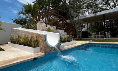 Villa de Lujo con Acabados de Mármol en Playa del Carmen, Residencial Bambu