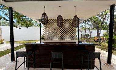Villa de Lujo con Acabados de Mármol en Playa del Carmen, Residencial Bambu