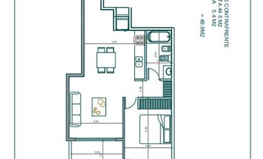 Departamento en venta en Bernal Centro