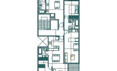Departamento en venta en Bernal Centro