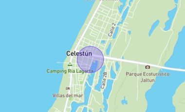 Venta Terreno frente al mar 8x35m en Celestun,Yucatan, México
