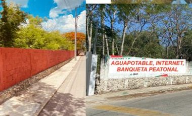 TERRENO EN VENTA EN CONKAL MERIDA YUCATAN