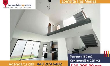 CASA EN RENTA EN LOMALTA TRES MARIAS, MORELIA