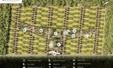 Lotes residenciales en privada Boscara