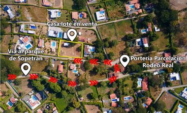 LOTE EN VENTA EN PARCELACIÓN RODEO REAL SOPETRN