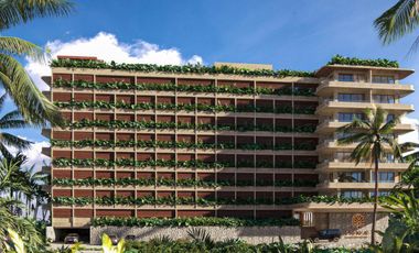 Loft en venta en Puerto morelos 1 recamara con salida al mar