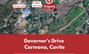 FOR LEASE: Governor’s Drive Carmona Commercial Lot