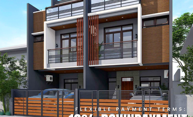 10% DP, 12Mos To Pay: Modern Duplex House For Sale in Pilar Village, Las Piñas