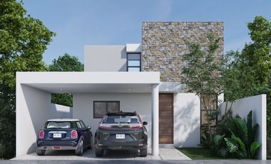 Casa de 3 recámaras con alberca en privada residencial al norte de Mérida