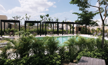 Casa de una planta en privada al norte de Mérida