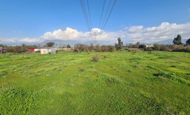Terreno plano 9.800 m2 a 3 cuadras de Plaza de armas Olmué.