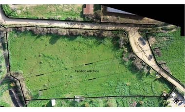 Terreno plano 9.800 m2 a 3 cuadras de Plaza de armas Olmué.