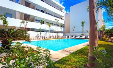 RENTA LARGO PLAZO DEPARTAMENTO AMUEBLADO EN SELVANOVA COTO 6 PLAYA DEL CARMEN