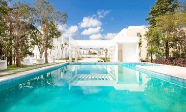 RENTA LARGO PLAZO DEPARTAMENTO AMUEBLADO EN SELVANOVA COTO 6 PLAYA DEL CARMEN