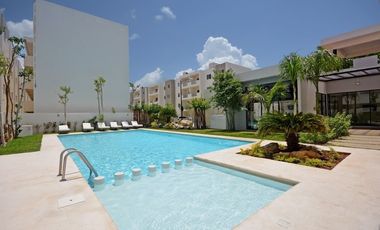 RENTA LARGO PLAZO DEPARTAMENTO AMUEBLADO EN SELVANOVA COTO 6 PLAYA DEL CARMEN