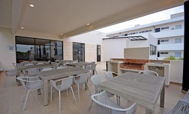 RENTA LARGO PLAZO DEPARTAMENTO AMUEBLADO EN SELVANOVA COTO 6 PLAYA DEL CARMEN