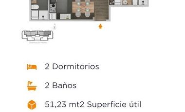 Departamento en Venta en Milán / Metro Franklin