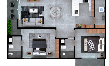 DEPARTAMENTO EN VENTA, CIUDAD DEL CARMEN, CAMPECHE